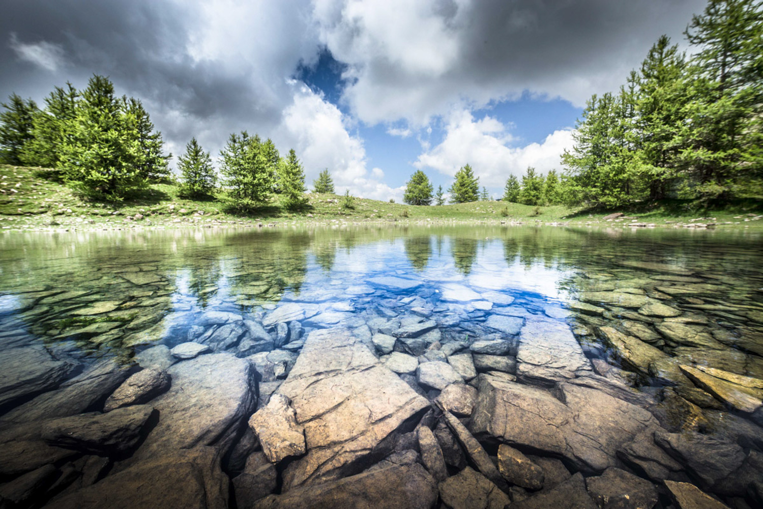 Lac d'altitude en stage photo nature - vallée de la Clarée