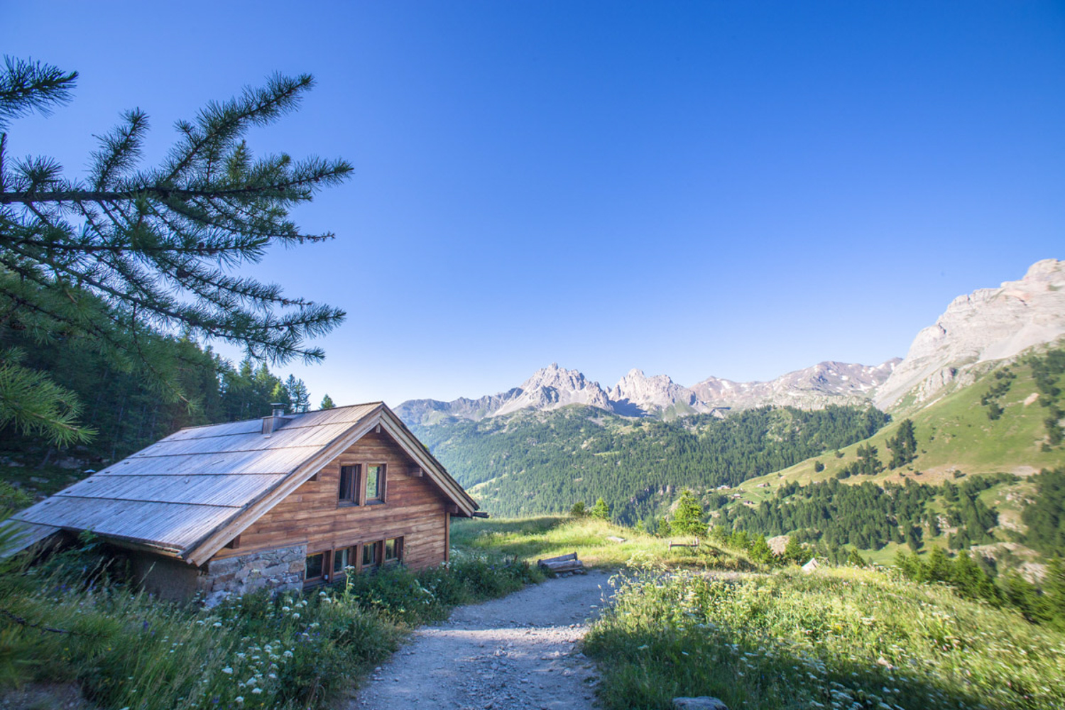 Chalet d'alpage en séjour photographique - vallée de la Clarée