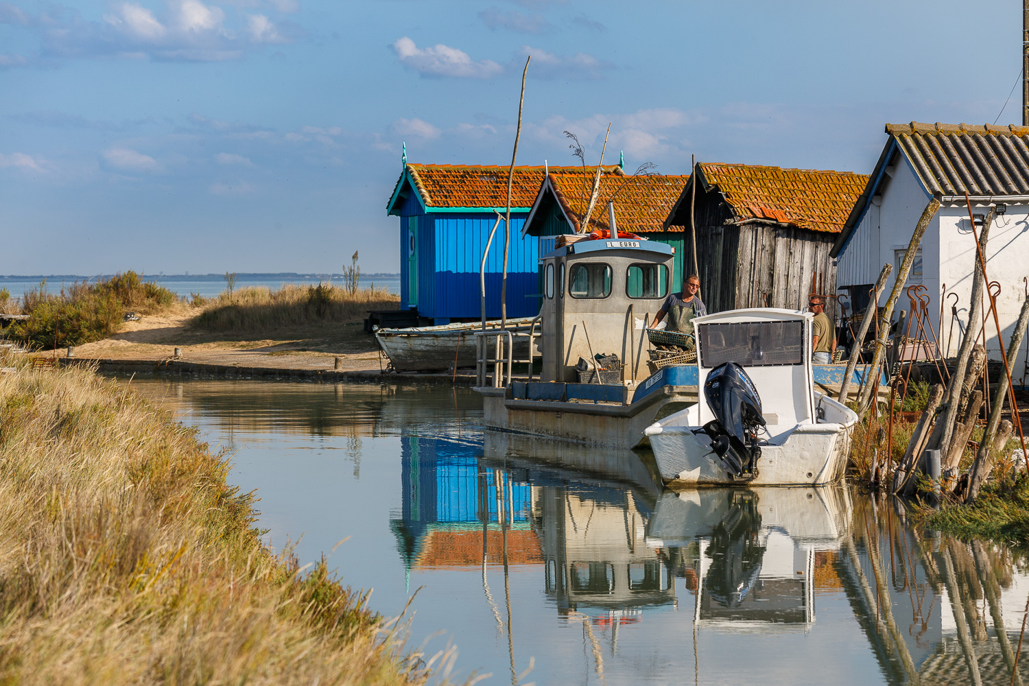 chenal ostréicole de l'île d'Oléron, stage photo Charente-maritime