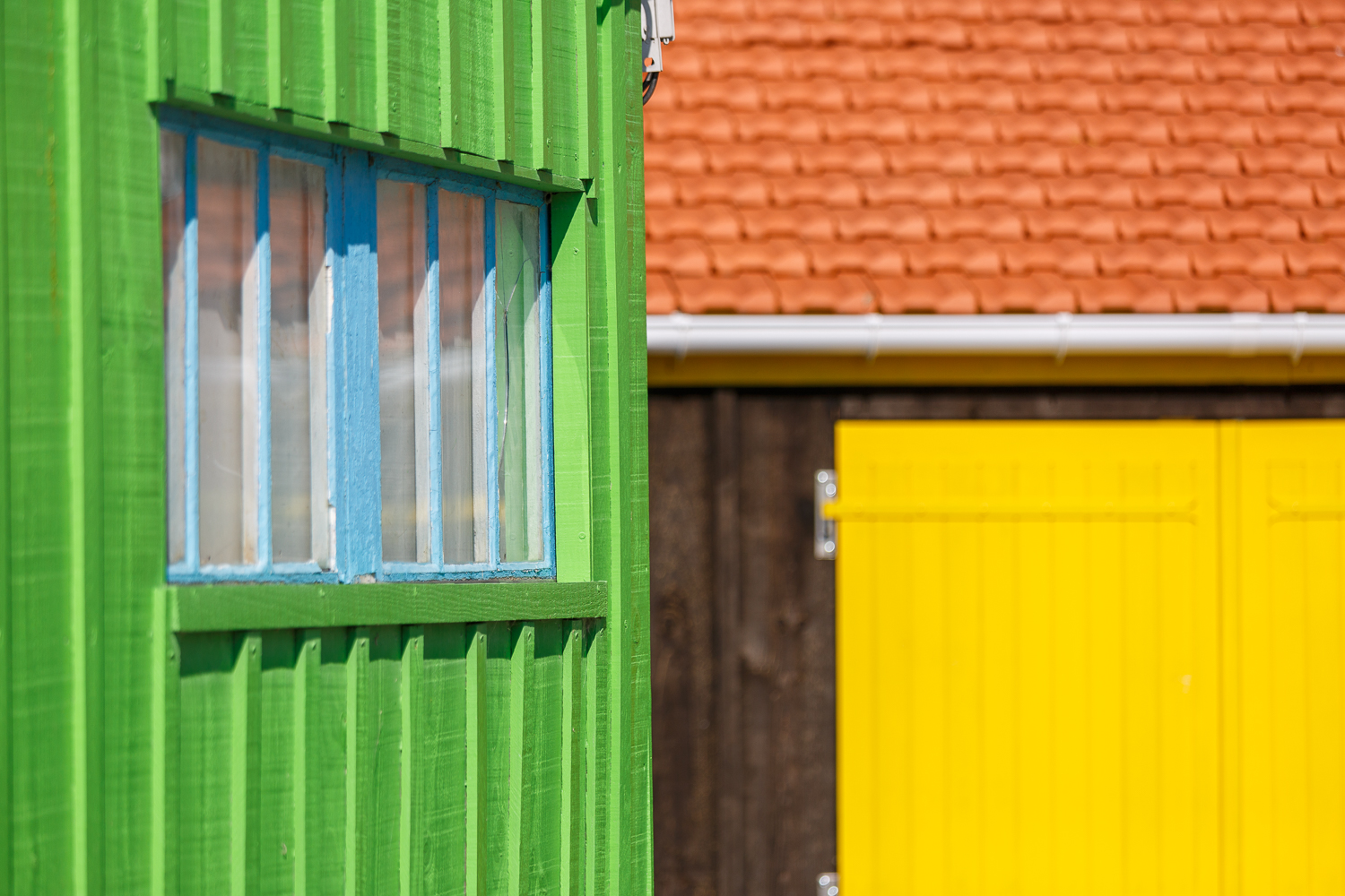 cabanes ostréicoles colorées, Le Château d'Oléron, stage photo île d'Oléron