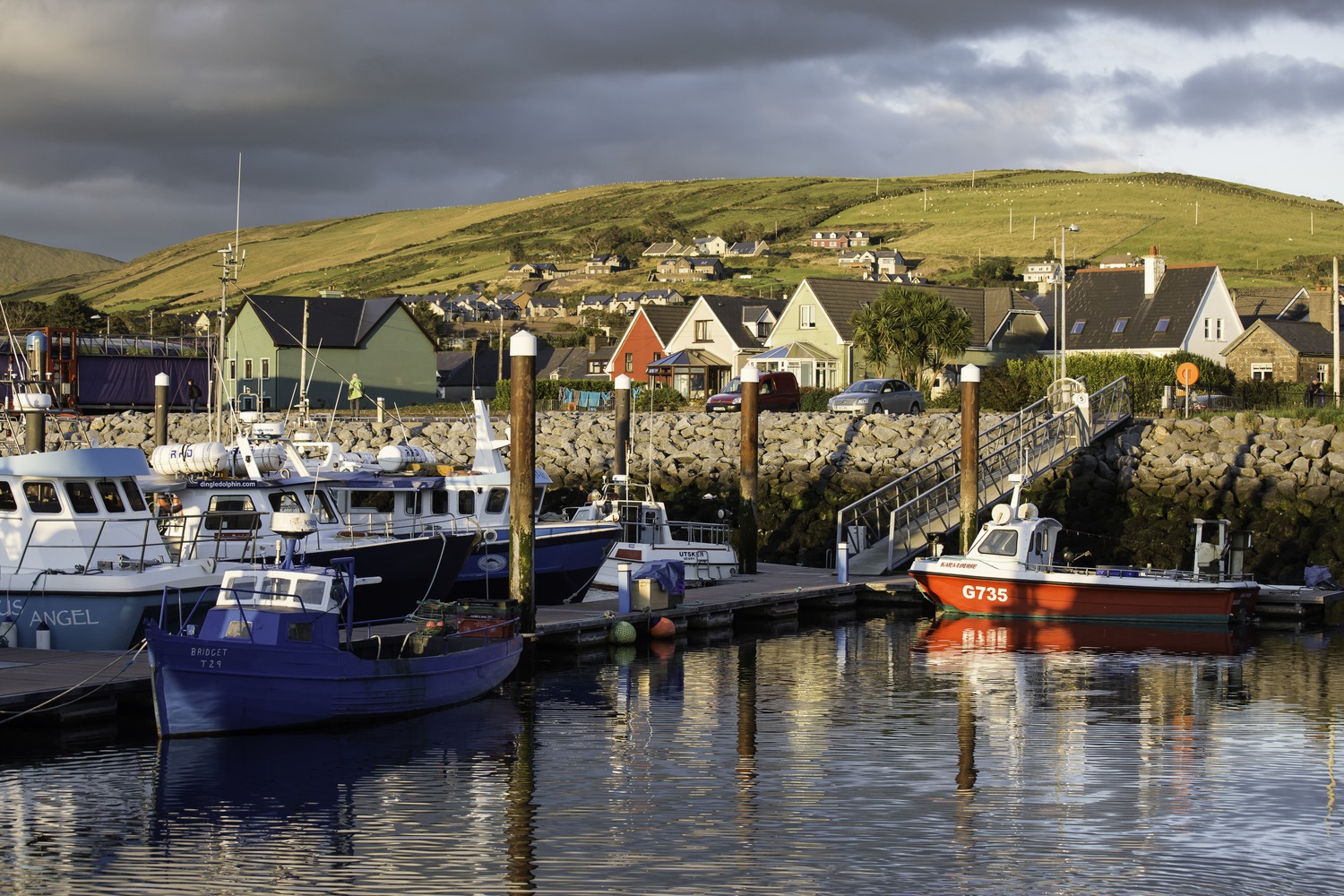 lumières d'Irlande sur le port de Dingle, Kerry - Voyage photo Irlande