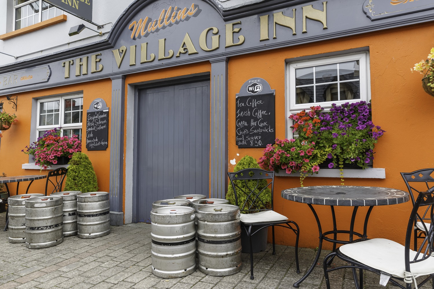 couleurs des rues d'un village du Kerry, voyage photo Irlande