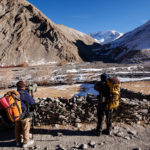 A la recherche de la panthère des neiges , au Ladakh, dans l'Himalaya indien