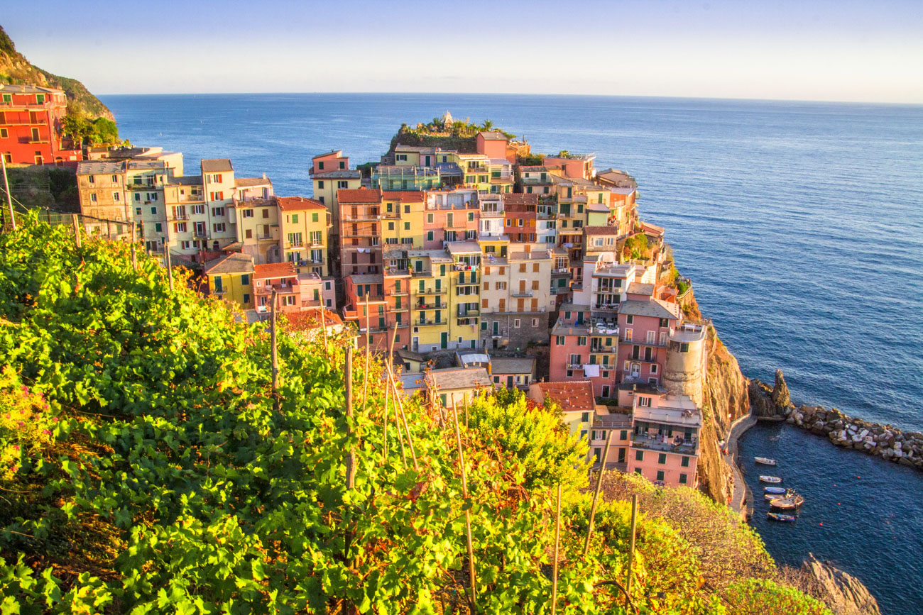 Vignes et village authnentique, Cinque Terre, Italie