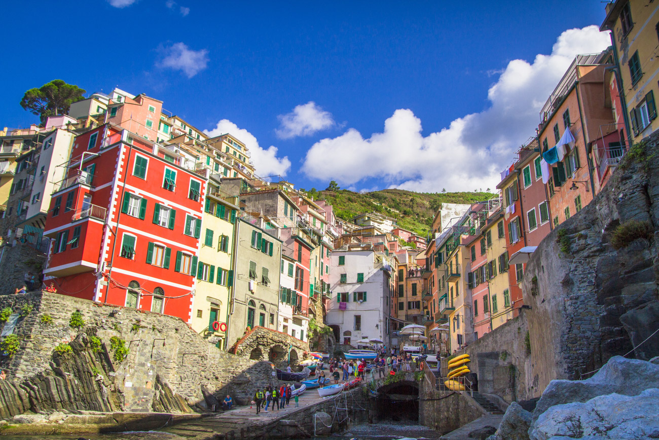 Village de Riomaggiore en stage photo