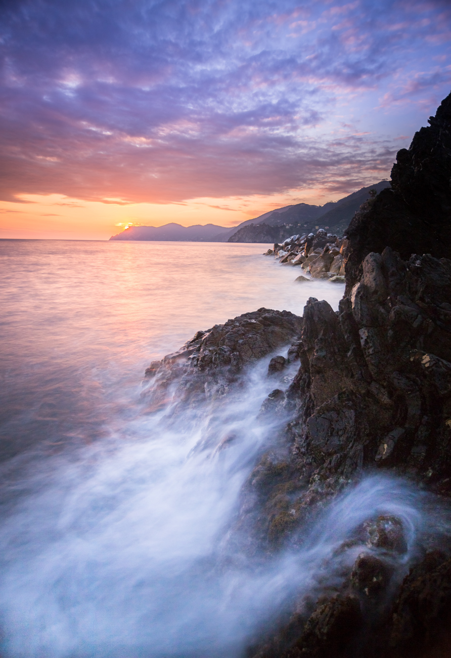 Prise de vue de paysage aux Cinque Terre