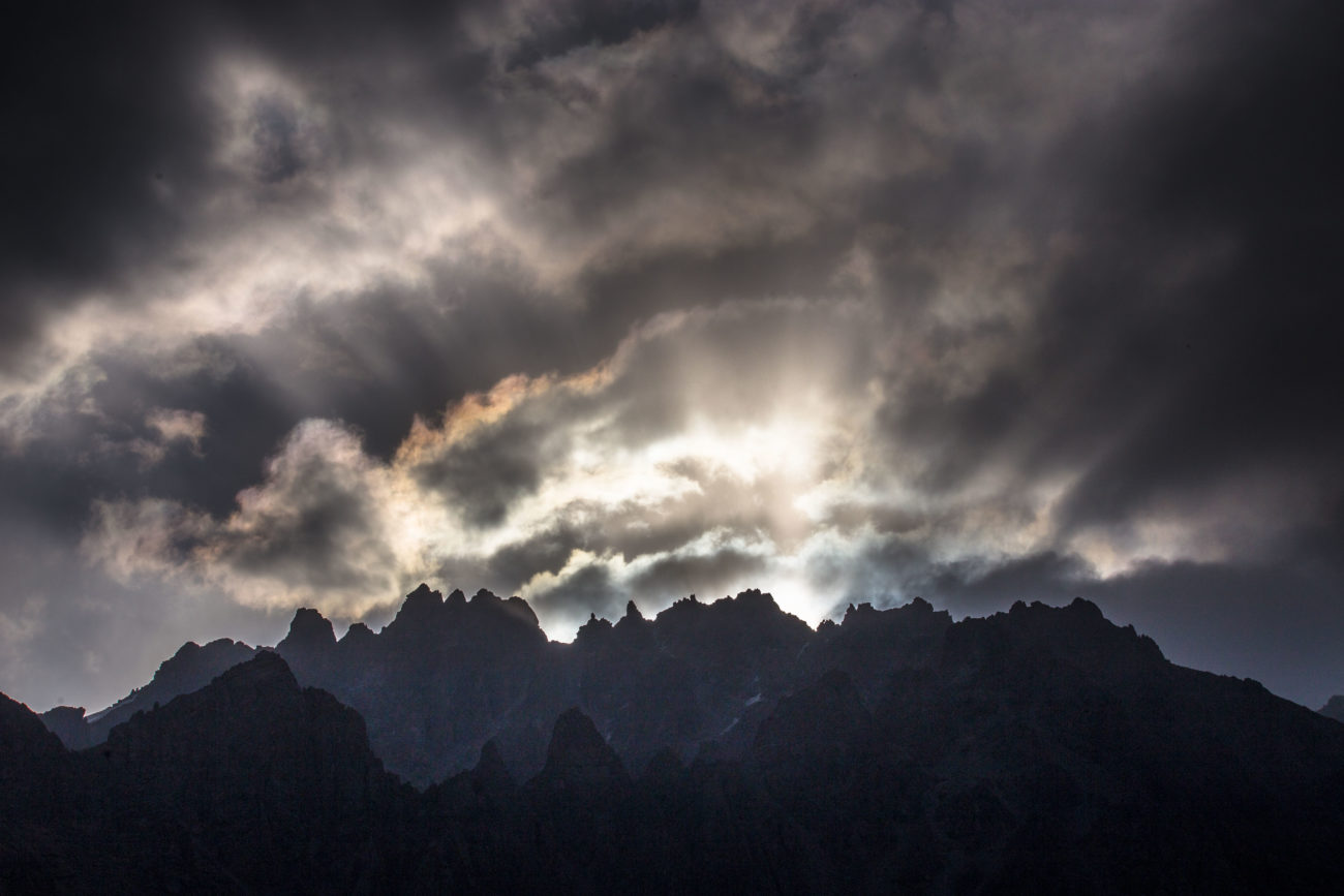 Montagne grandiose au Kirghizstan