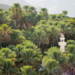 minaret de mosquée à Oman