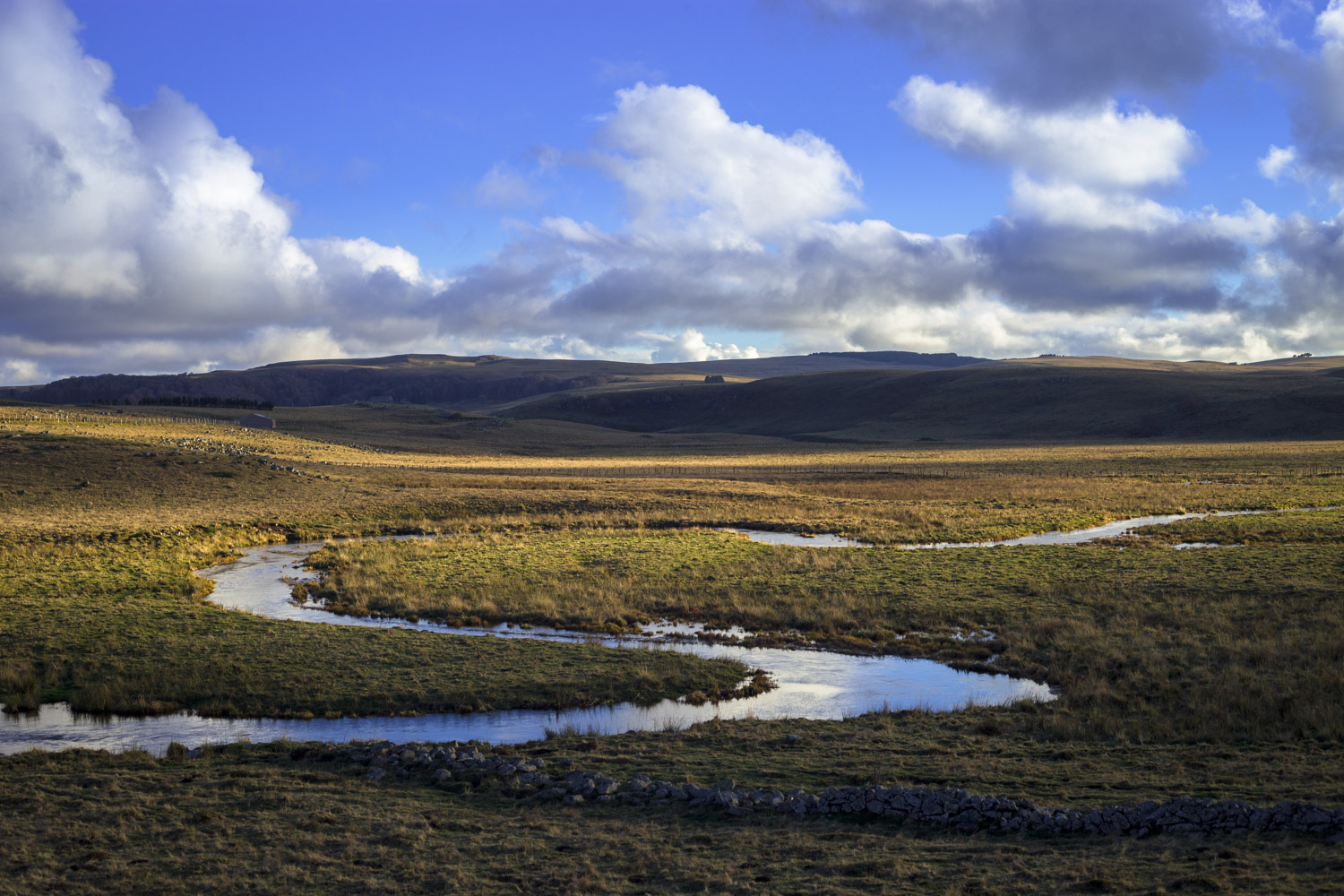 Rivière sur l'Aubrac, Lozère