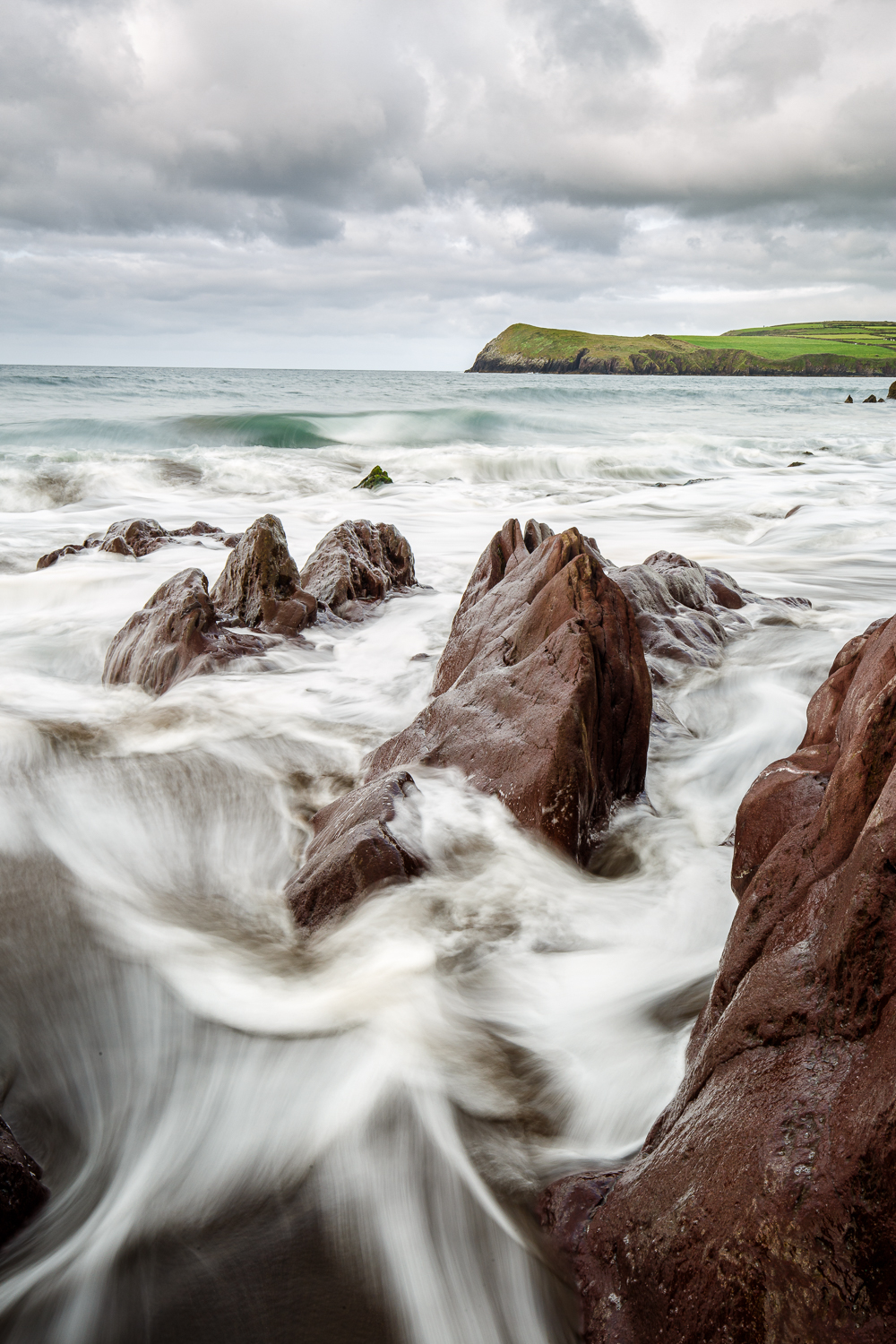 jeu de vagues sur les côtes du Kerry, voyage photo en Irlande