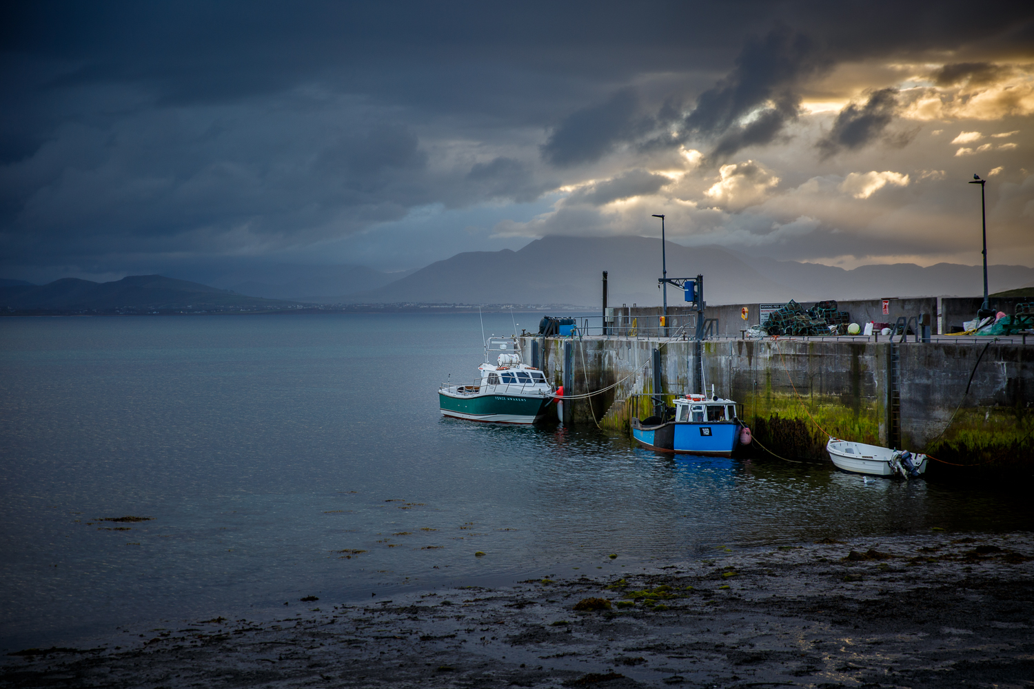 port sur les côtes du Kerry, voyage photo Irlande