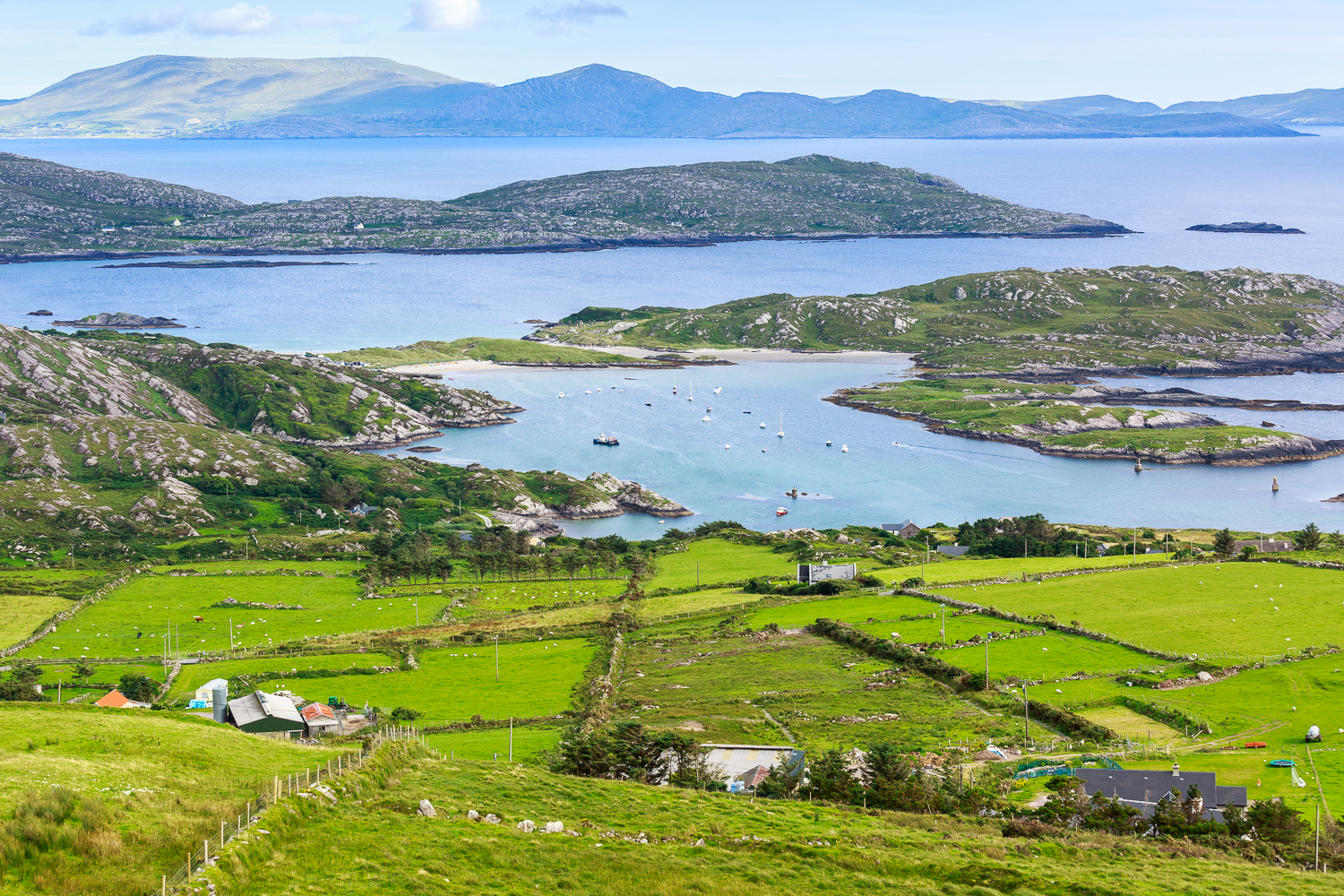 les côtes du Ring of Kerry, Irlande