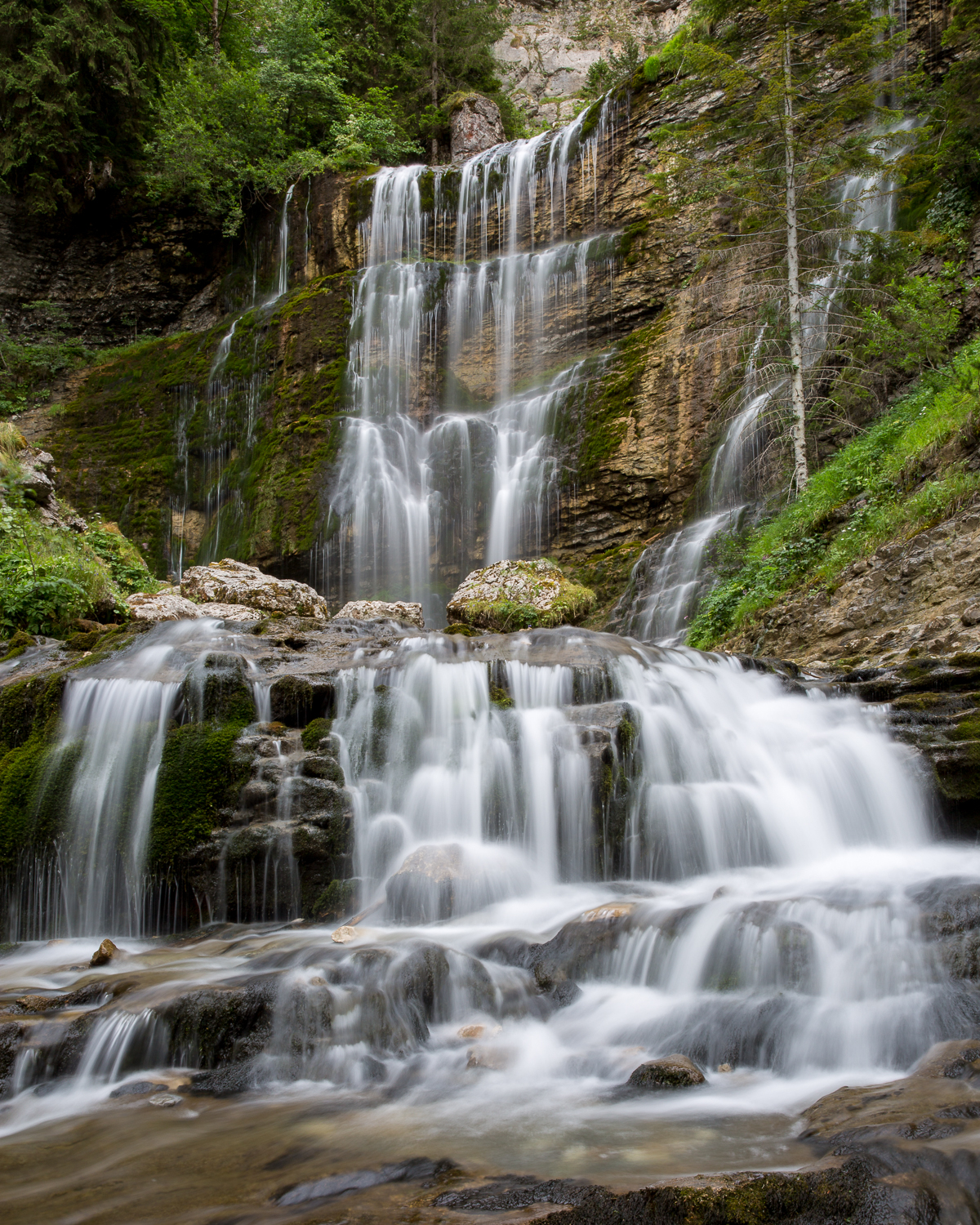 cascade en Chartreuse, photo en pose lente, stage photo cascade et torrents