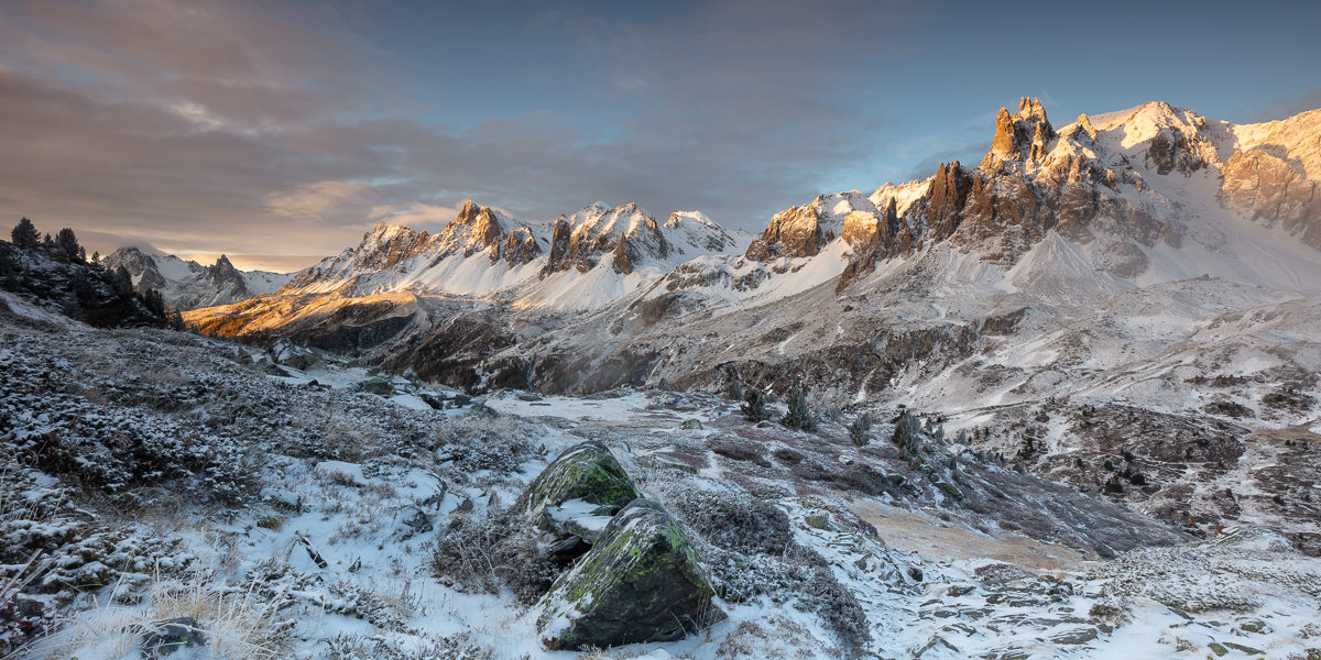 levé de soleil, stage photo dans la vallée de la Clarée