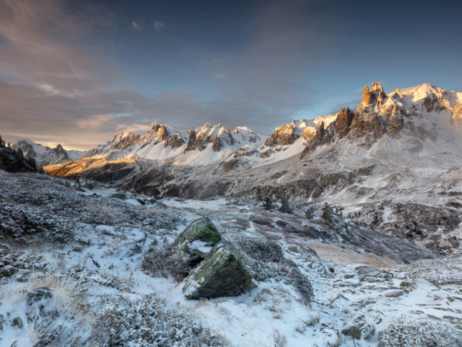 levé de soleil, stage photo dans la vallée de la Clarée
