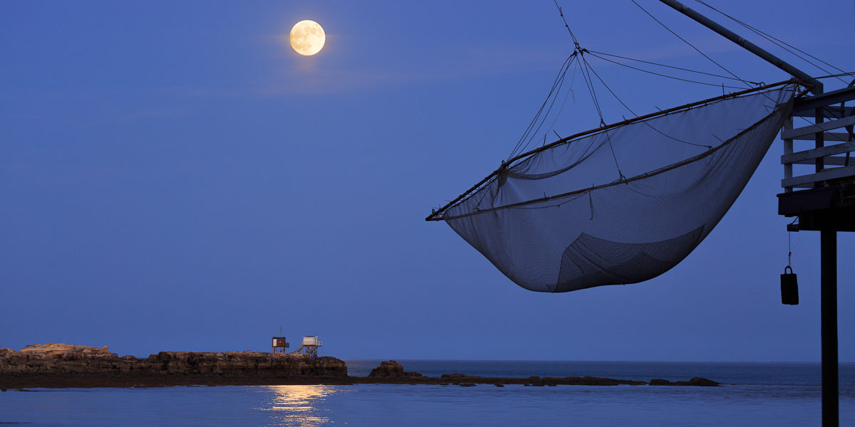 photographier la pleine lune - stage photo en Charente-maritime