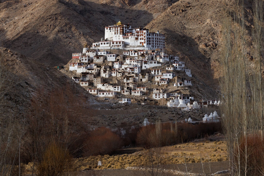Chemrey gompa, l'un des nombreux monastères bouddhistes du Ladakh, en Inde